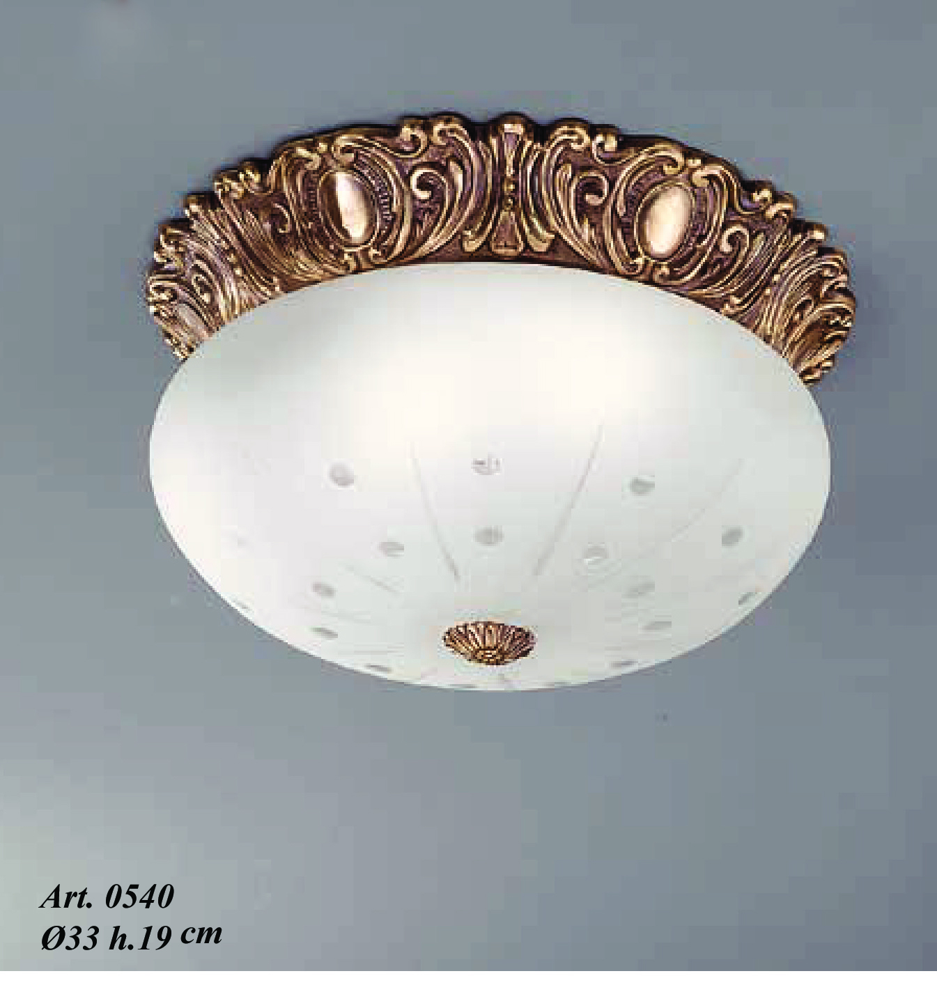 Đèn Áp Trần Đồng Nervilamp (Ý) 0540